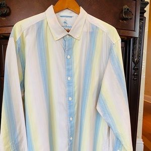 Tommy Bahama Relax Long Sleeve bottom down XXL 100% Cotton